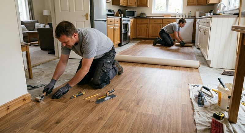 Linoleum Floor Installation in Palatka, FL